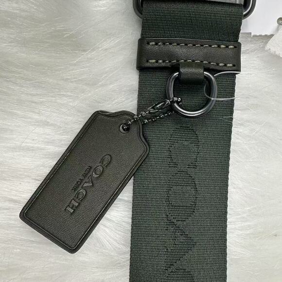 COACH Men’s West Pack In Signature Camo Print Gunmetal/Dark Shamrock CW312 NWT - Picture 5 of 8